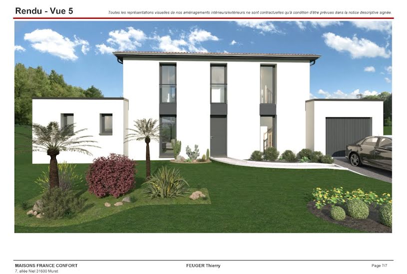  Vente Terrain + Maison - Terrain : 550m² - Maison : 130m² à Labarthe-sur-Lèze (31860) 