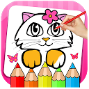 Kitty Coloring Book & Drawing Game 2.0.0 APK Baixar