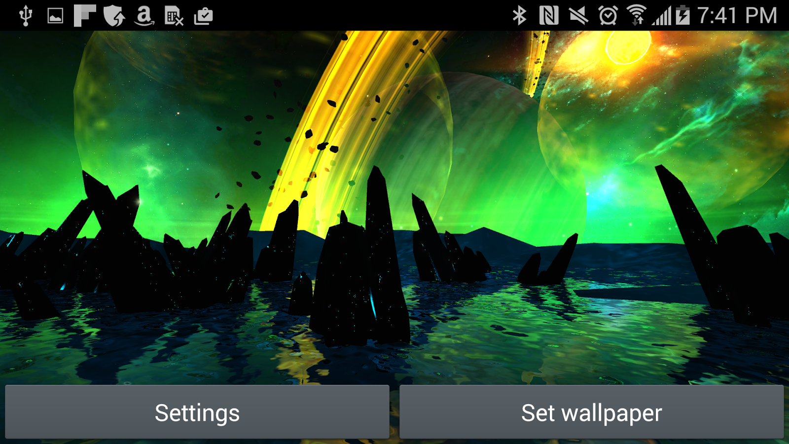 Far Galaxy 3D Live Wallpaper