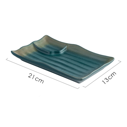 Title 6, Shaped Rectangular Sashimi Sushi Plate, perfect...