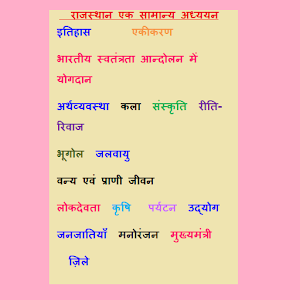 Download राजस्थान एक सामान्य अध्ययन For PC Windows and Mac