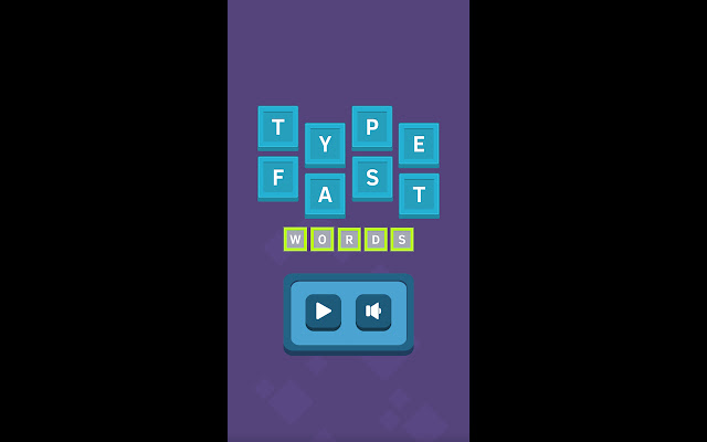 Type Fast Words - HTML5 Game