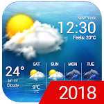 Cover Image of Télécharger Free live weather on screen 12.9.7.3971 APK