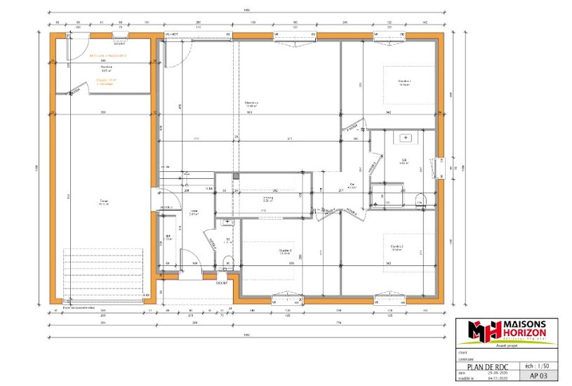  Vente Terrain + Maison - Terrain : 615m² - Maison : 89m² à Farébersviller (57450) 