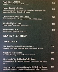 Banjara - Goldfinch Retreat menu 3