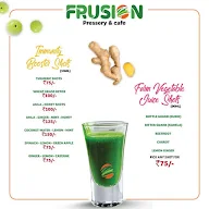 Frusion Pressery & Cafe menu 4