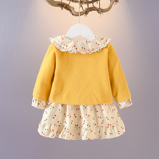 Title 6, Baby Girl Autumn Clothing Suit, a warm and ador...