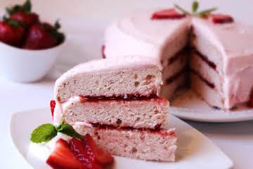 Strawberry Jam Cake