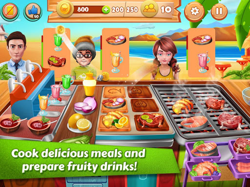 Resort Juice Bar  BBQ Stand  Food Cooking Games