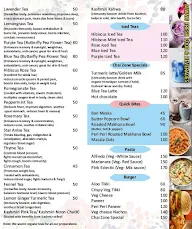 Chai Zone menu 1