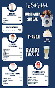 Giani's Ice Cream menu 1