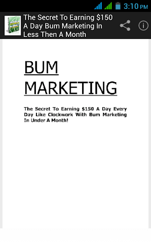 Earn $150 A Day Bum Marketing