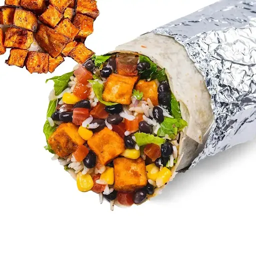 Vegan Peri Peri Potato Burrito