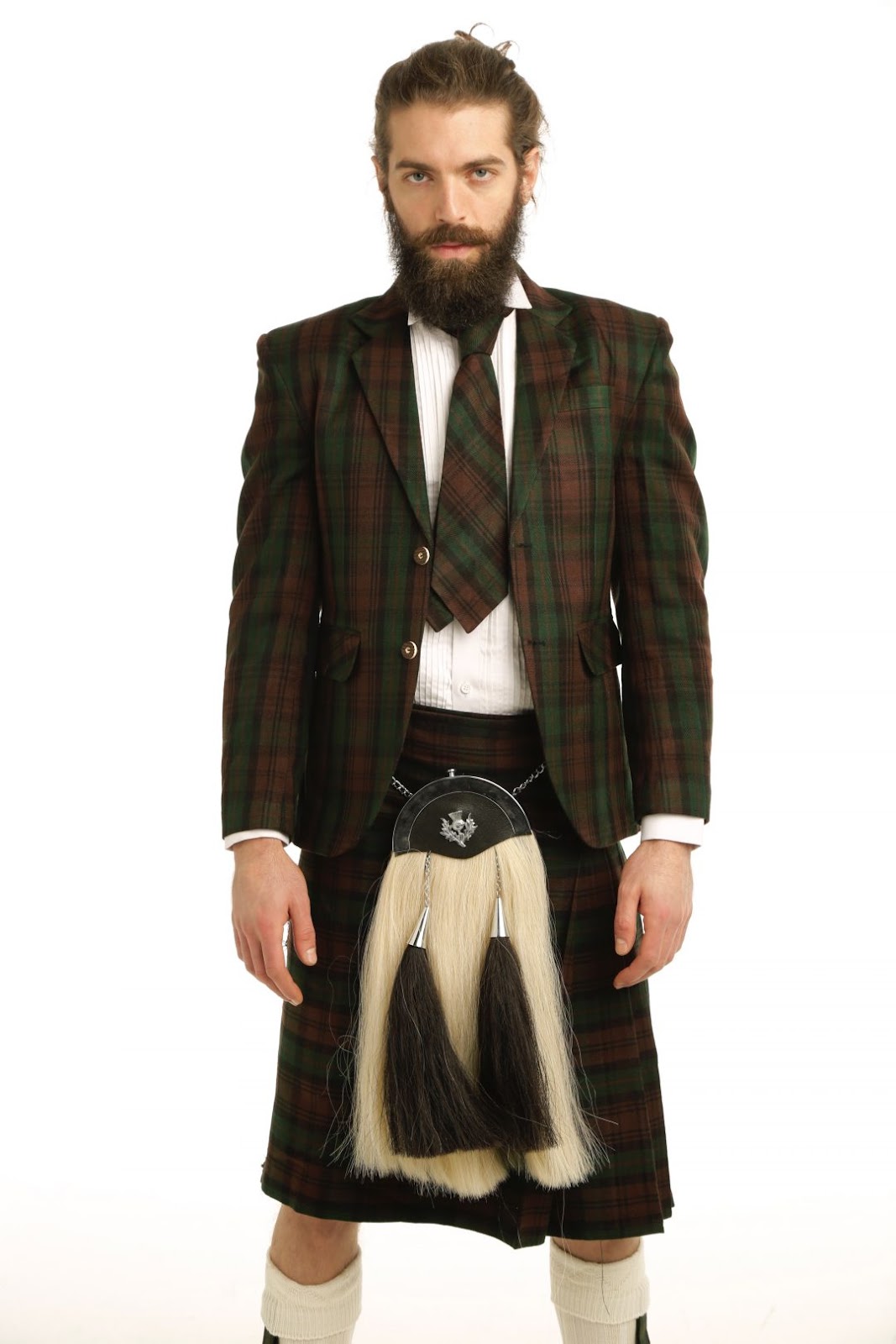 Tartan kilt blazer