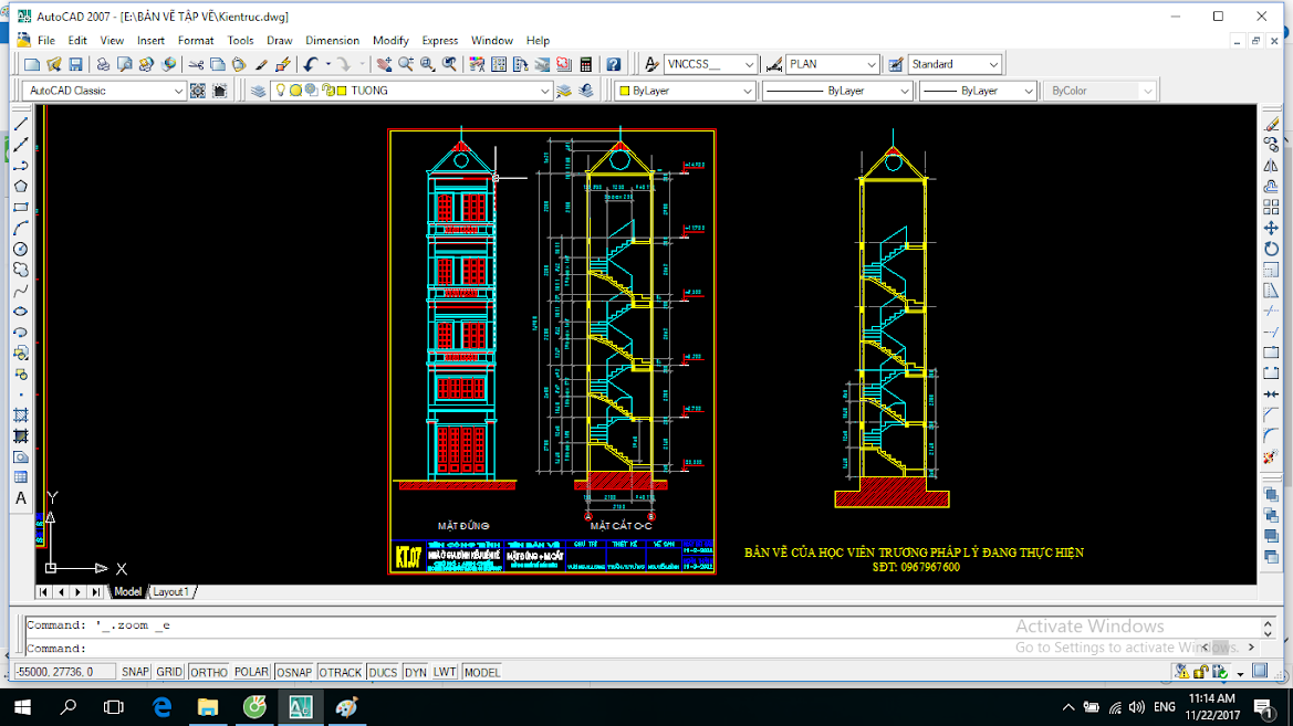 Khai giảng khóa học autocad tại Hoàn Kiếm Hà Nội