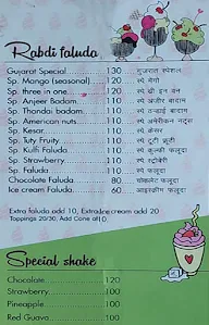 New Gujarat Ice Cream menu 6