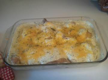 4 cheese italian chicken bake