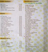 Kanha Veg menu 2