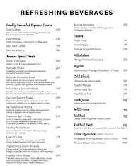 Aromas Cafe & Bistro menu 1
