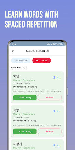 Screenshot Hangul: Learn Korean Alphabet