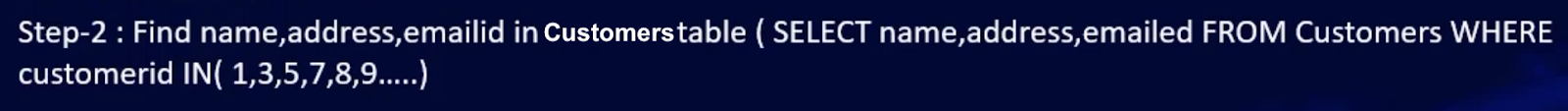 subquery in sql