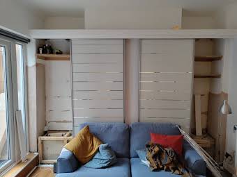 Shelves  make use for wardrobe with sliding doors  album cover