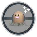 Diglett - Shiny Icon On