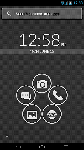 Smart Launcher Black and White