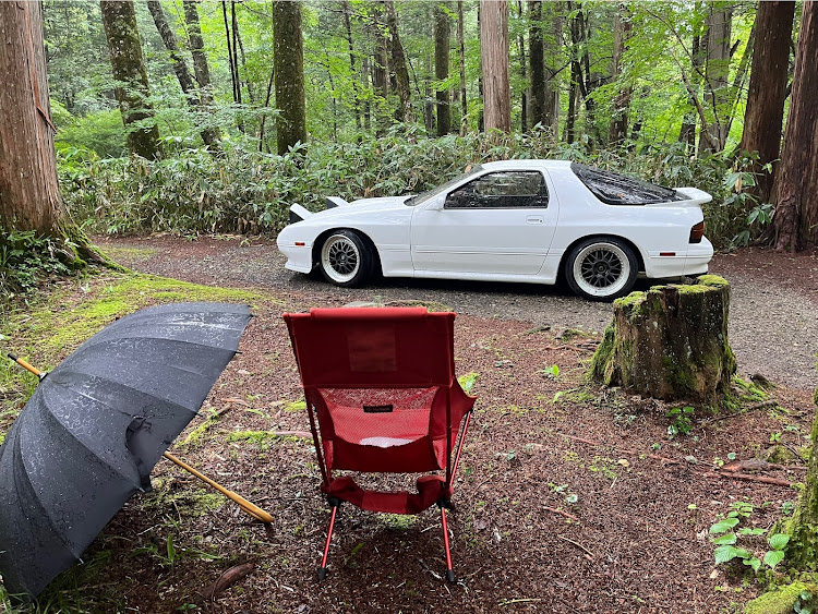 RX-7のFC de キャンプ🏕・スポキャン・おんたけ 森きちオートキャンプ場・温泉旅館の日帰り温泉・雨キャンプに関するカスタム事例の投稿画像26枚目