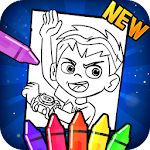 Cover Image of डाउनलोड Ben coloring ultimate of 10Fourarms aliens 1.0.0 APK