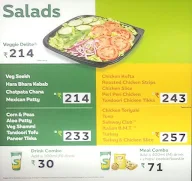 Subway menu 1