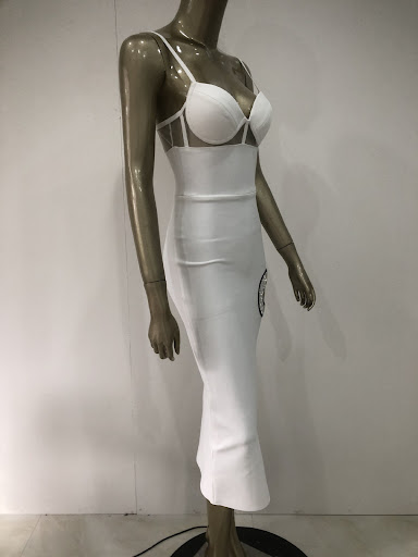 Title 4, White Suspender Party Formal Dress European and...