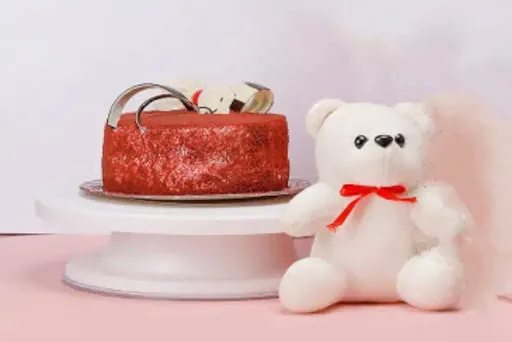 Red Velvet Cake 0.5 & 1 Teddy Bear