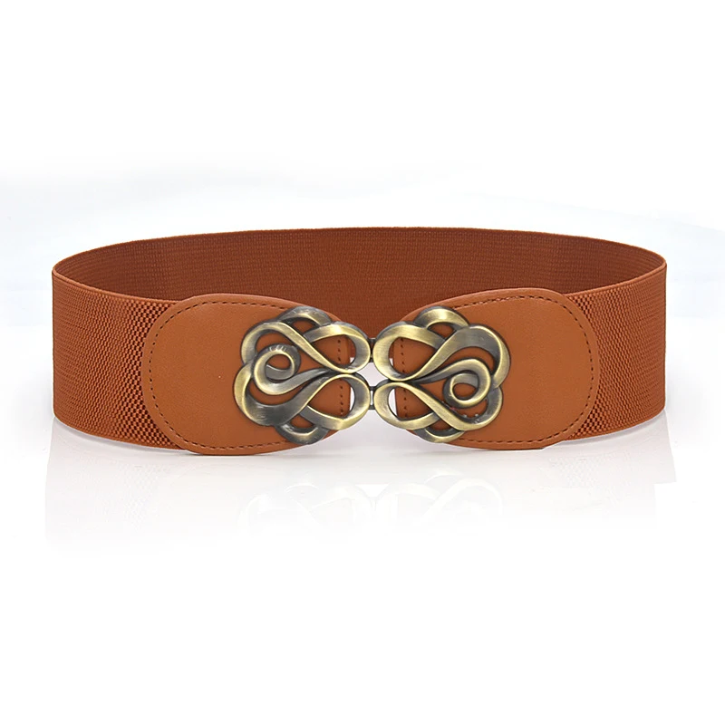Women's Fashionable All-match Wide Waist Sealed Elastic Belt