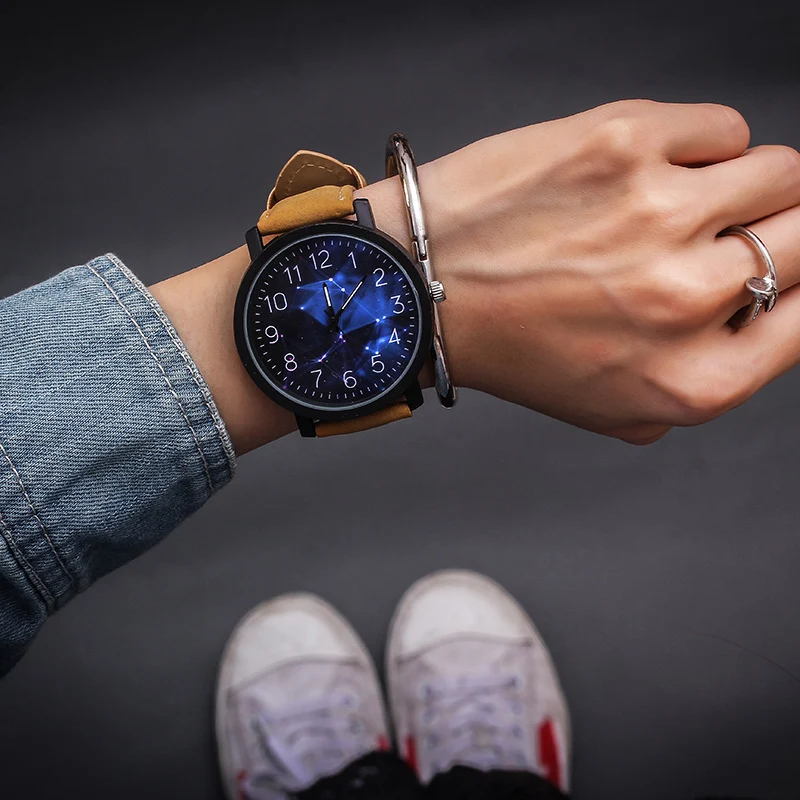 Relógio de pulso feminino Quartz com mostrador grande. Um relógio elegante para mulheres, perfeito para adicionar um toque de moda ao seu dia a dia.