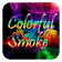 Colorful fumée icon