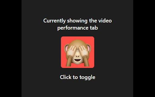 Video Performance Hider