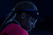 Serena Williams of the U.S. during her semi final match against Japan's Naomi Osaka in the Australian Open tennis tournament at Melbourne Park in Melbourne, Australia, February 18, 2021. .  