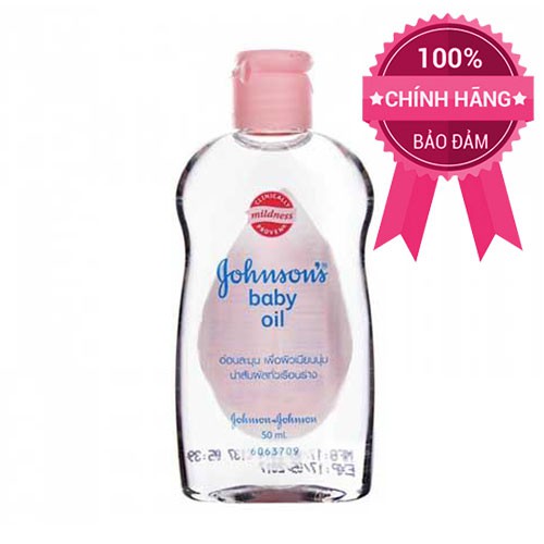 Dầu Massage Dưỡng Ẩm Em Bé Johnsons Baby Oil 50Ml