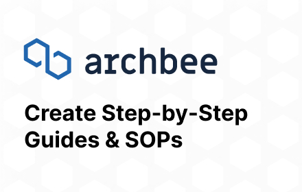 Archbee: Create Step-by-Step Guides & SOPs small promo image