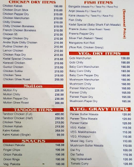 Kadal menu 1