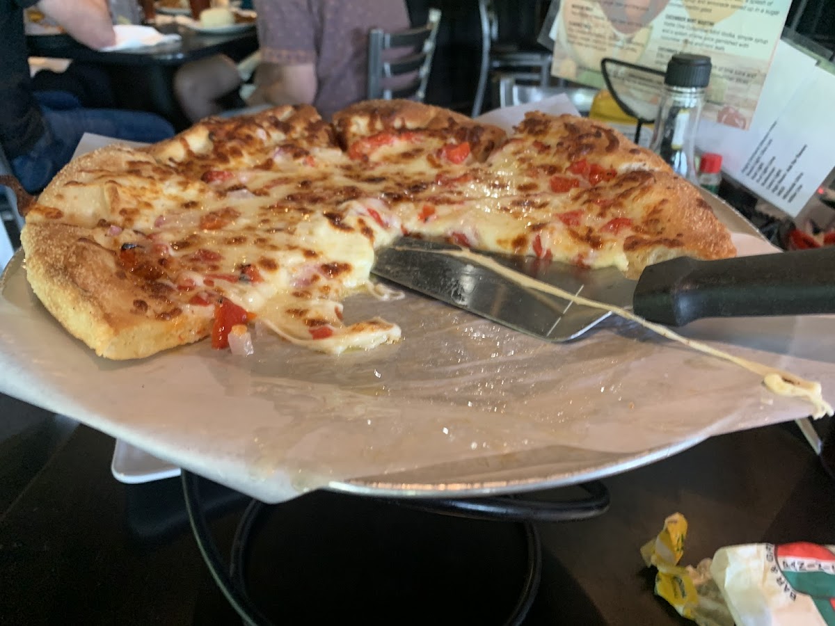 Gluten-Free Pizza at Panini's Bar & Grill