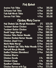 Haji Shaheb Only menu 3