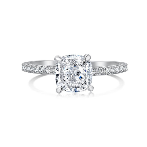 Title 5, 18k Gold and Silver Zircon Ring, a stylish and ...