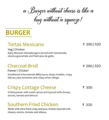 The Lounge - Mg Road menu 