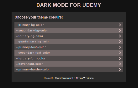 Udemy Dark Theme Preview image 6