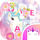 Download Flower Wreath Unicorn Keyboard Theme for Girls For PC Windows and Mac 1.0