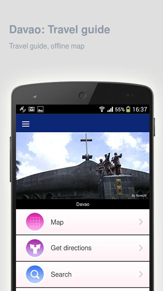 Davao: Offline travel guide Screen 1