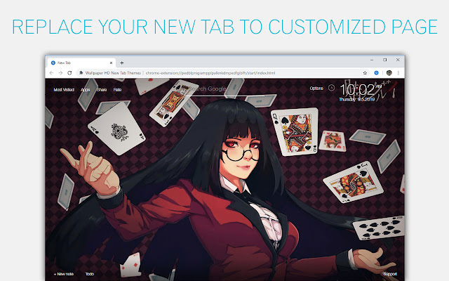 Kakegurui Backgrounds Hd Custom Anime New Tab