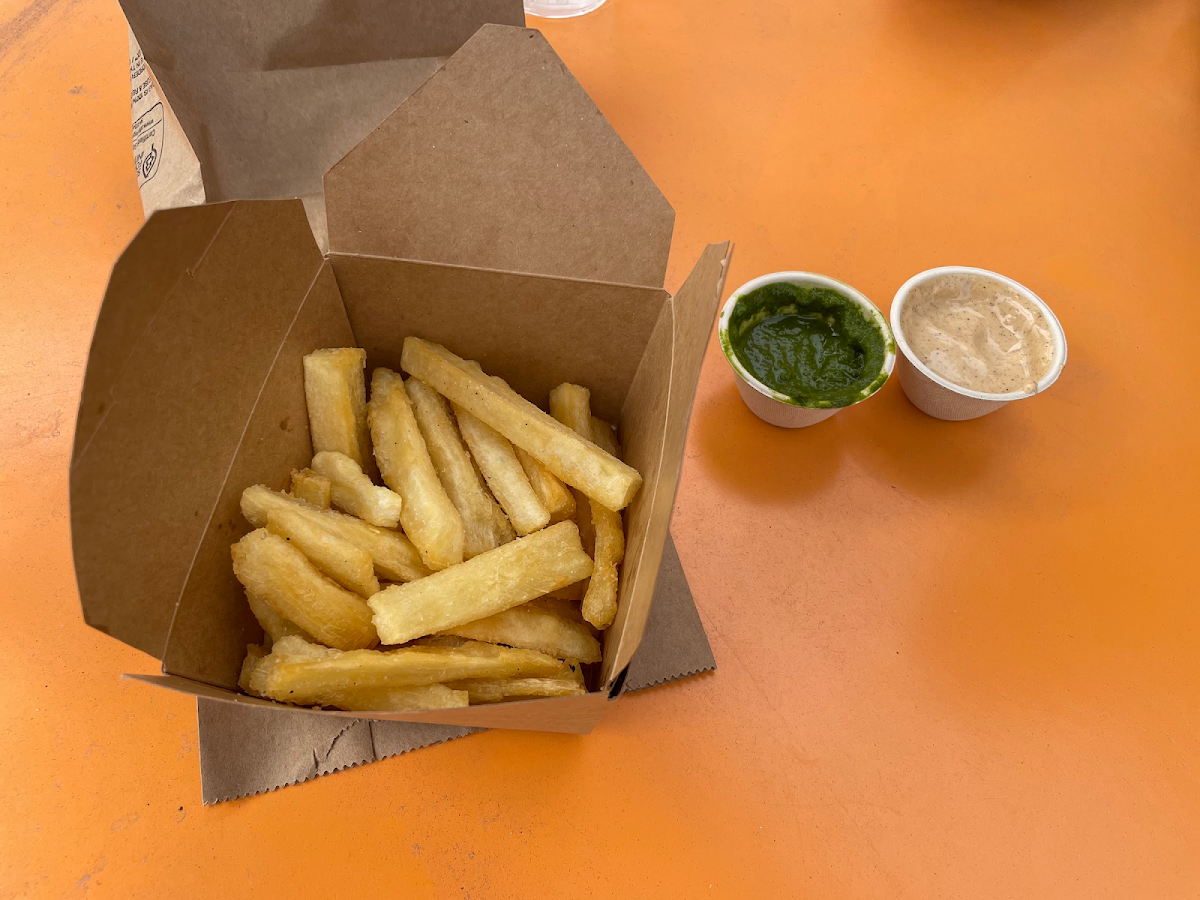 Gluten-Free Fries at Que Gusto